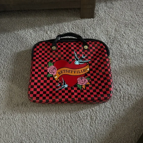 Betsey Johnson Bags Betsey Johnson Red And Black Checkered